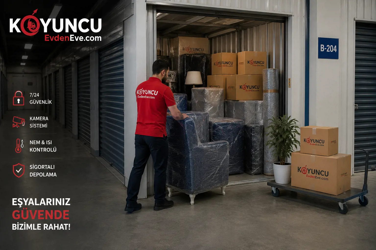 Eşya Depolama | Güvenli, Temiz ve Profesyonel Depolama Hizmeti