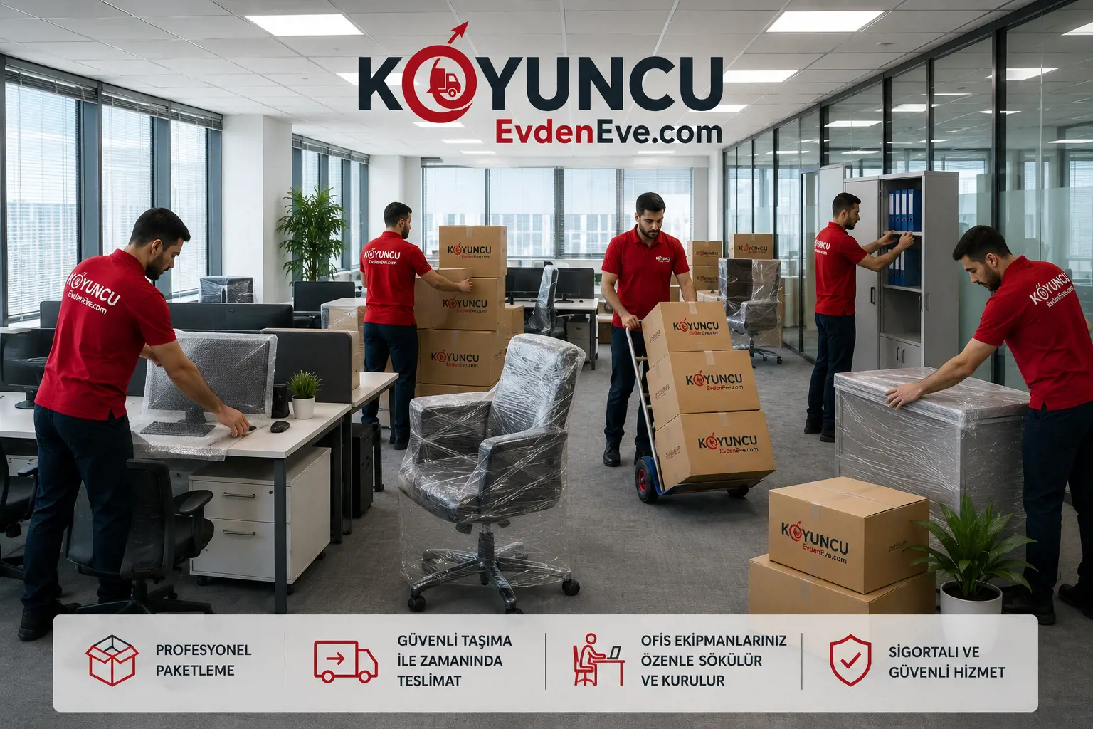 Ofis Taşımacılığı | Profesyonel, Sigortalı ve Güvenilir Ofis Taşıma Hizmeti